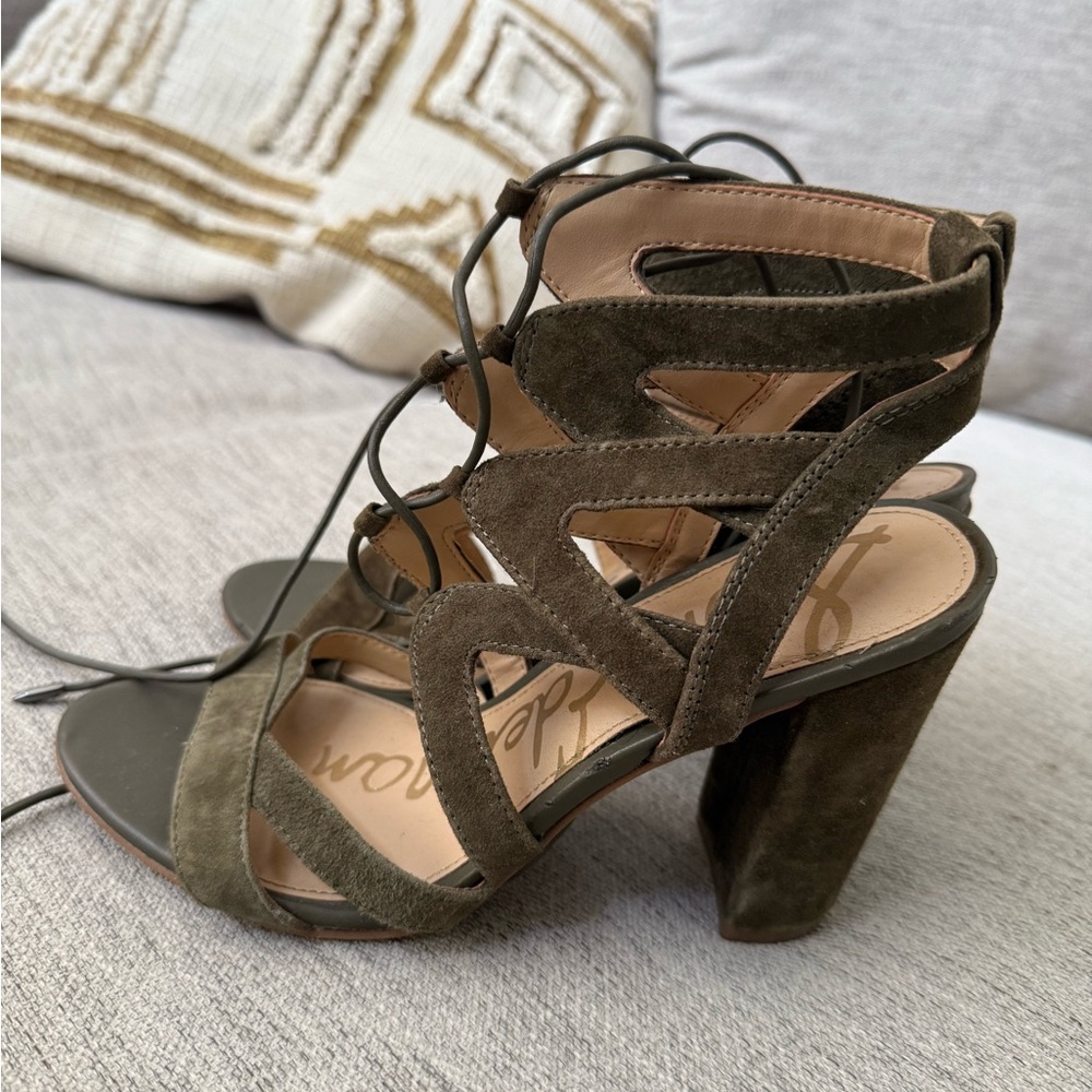 Sam Edelman Olive Lace-Up Heels